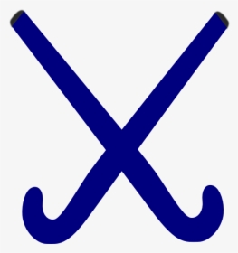 Hockey Sticks Blue Clip Art - Blue Field Hockey Sticks, HD Png Download, Free Download