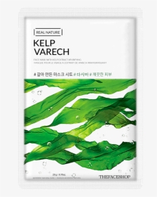 Real Nature Kelp Mask Sheet The Face Shop, HD Png Download, Free Download