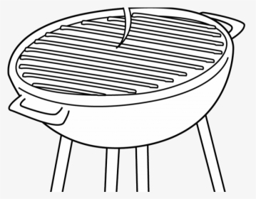 Grill Clipart Black And White - Bbq Grill Art Clip, HD Png Download, Free Download