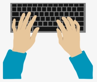 Keyboard, Hands, Typing, Laptop, Computer, Technology - Macbook Pro Keyboard Cover, HD Png Download, Free Download