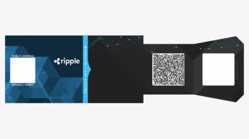 Setting Up A Ripple Paper Wallet - Xrp Paper Wallet Generator, HD Png Download, Free Download
