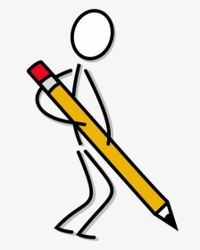 Stick Figure Writing Clipart, HD Png Download, Free Download
