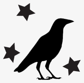 Crow Clipart Primitive - Outline Picture Of Crow, HD Png Download, Free Download