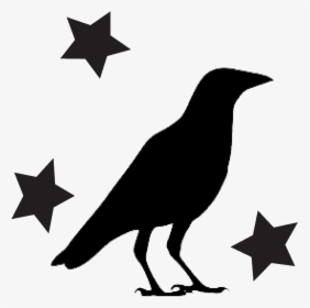 Crow Clipart Primitive - Outline Picture Of Crow, HD Png Download - kindpng