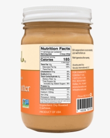 Natural Cashew Butter Nutrition, HD Png Download, Free Download