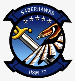 Helicopter Maritime Strike Squadron 77 Insignia, 2016 - Us Navy Hsm 77, HD Png Download, Free Download