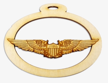 Navy Aviator Wings Ornament - Emblem, HD Png Download, Free Download