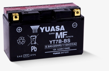 Yt7b-bs Battery - Yuasa Yt7b Bs, HD Png Download, Free Download
