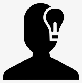 Man Person Idea Thinking Lamp Light - Profie, HD Png Download, Free Download