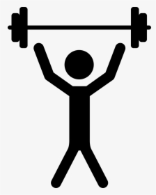 Man With Raised Arms Lifting Dumbbells Weight - Apetito Tolerancia Y Capacidad De Riesgo, HD Png Download, Free Download