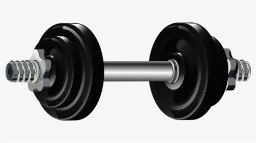 Transparent Barbell Png - Clipart Gym Dumbbell Png, Png Download, Free Download