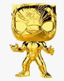 Funko Pop Gold Black Panther, HD Png Download, Free Download