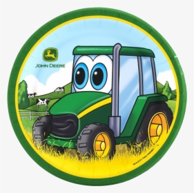 John Deere Tractor Cartoon Free Clip Art Transparent - John Deere Johnny Tractor, HD Png Download, Free Download