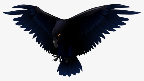 Scary Raven Png Vector Clipart - Raven Vector, Transparent Png, Free Download