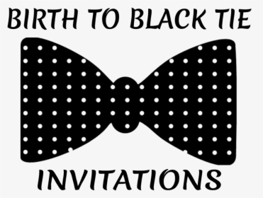 Polka Dot Bow Tie Clipart - Dot Bow Tie Clipart Black And White, HD Png Download, Free Download