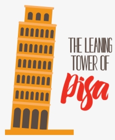 Leaning Tower Of Pisa Svg Cut File - Poster, HD Png Download, Free Download