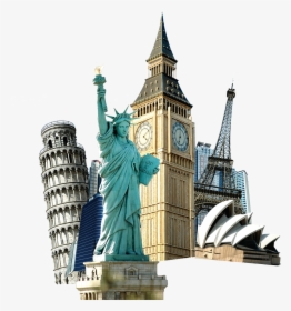 Transparent Lady Liberty Clipart - Eiffel Tower Big Ben, HD Png Download, Free Download