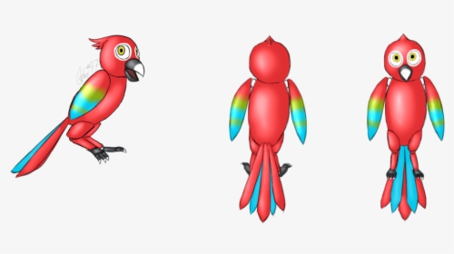 Macaw Face Transparent Images - Fnaf Mangle And Parrot, HD Png Download, Free Download