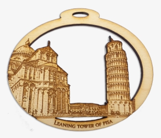 Leaning Tower Of Pisa Ornament - Badge, HD Png Download, Free Download