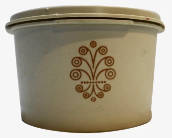 This Is A Vintage Tupperware Servalier Canister, The - Lid, HD Png Download, Free Download