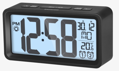 Digital Alarm Clock Png - Radio Clock, Transparent Png, Free Download