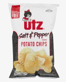 Utz Potato Chips, Salt & Pepper - Utz Salt And Pepper Potato Chips, HD Png Download, Free Download