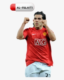 Man United Photo Tevez-manunited - Tevez Manchester United Png, Transparent Png, Free Download