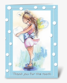 Tooth Fairy Says Thank You Greeting Card - Illustration, HD Png Download, Free Download