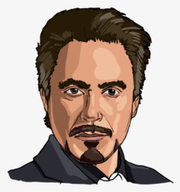 Portraits Drawing Step By - Robert Downey Jr Sketch Easy, HD Png Download, Free Download