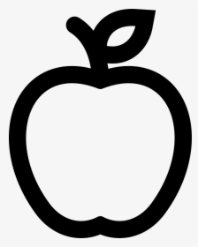 Apple Outline - Outlined Images Of Apple, HD Png Download, Free Download