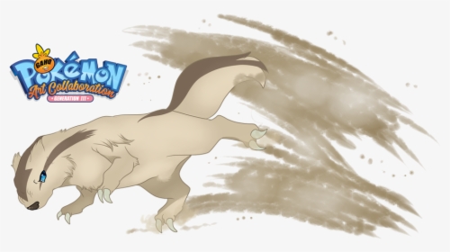 Linoone Using Sand Attack By Xyvernartworks - Illustration, HD Png Download, Free Download