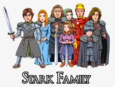 Stark Family With Tony Stark, HD Png Download, Free Download