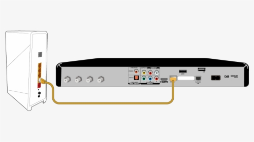 Foxtel Iq4 Rear Connections, HD Png Download, Free Download