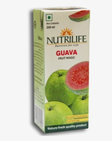 Common Guava - Nutrilife Guava Fruit Juice 200ml, HD Png Download, Free Download