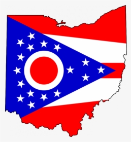 Ohio State Flag Map, HD Png Download, Free Download