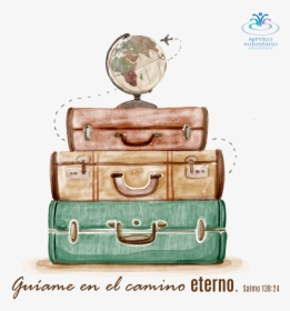 Voluntarioadventista On Twitter - World Travel Suitcase Png, Transparent Png, Free Download