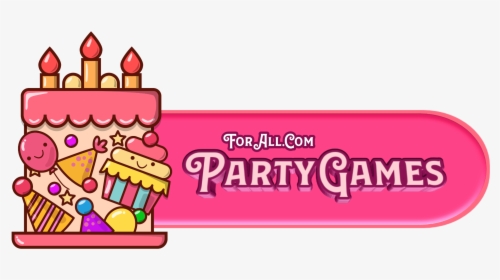 Party Games For All - Happy Birthday Cake Cartoon, HD Png Download, Free Download