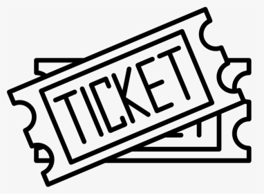 Ticket Svg Two - Tickets Icon Png, Transparent Png, Free Download