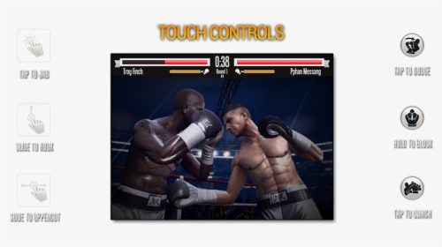 Basic Tips - Real Boxing Controls, HD Png Download, Free Download