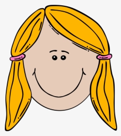 Excited Smiley Face - Clipart Girl Face, HD Png Download, Free Download