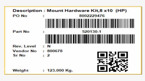 Weighing Scale Label Printing Software, Weighing Scale - Barcode, HD Png Download, Free Download