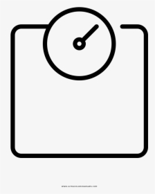 Weight Scale Coloring Page, HD Png Download, Free Download
