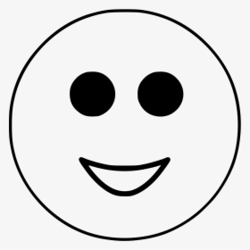 Clip Art Clipart Smiley Emoji Face - Black And White Smiley Clipart, HD Png Download, Free Download