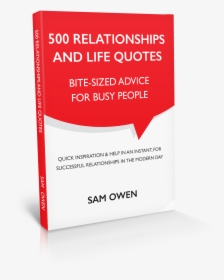 500 Relationships & Life Quotes - Publication, HD Png Download, Free Download