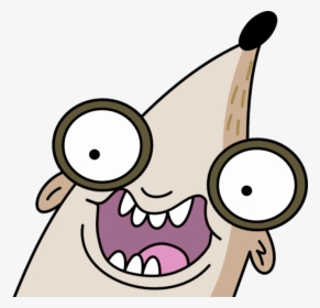 Rigby Png -excited Rigby - Rigby Excited, Transparent Png, Free Download