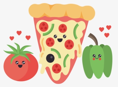 Transparent Pizza Slice Clipart Png - Clipart Pizza Ingredients Cartoon, Png Download, Free Download