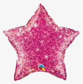 20″ Holographic Pink Star Foil Balloon - Qualatex 41296, HD Png Download, Free Download