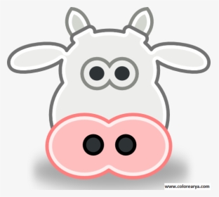 Clip Art Head Of Animals - Cow Head Cut Out, HD Png Download, Free Download