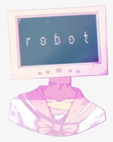 Robot, Anime, And Pastel Image - Kawaii Pastel Pink Aesthetic, HD Png Download, Free Download