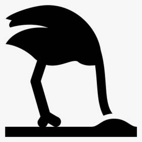 Head In Sand Images - Ostrich Head In Sand Icon, HD Png Download, Free Download